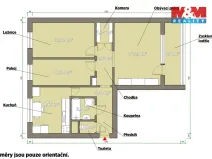 Pronájem bytu 3+1, Plzeň - Severní Předměstí, Brněnská, 62 m2