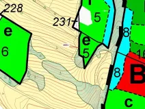 Dražba lesa, Žďárec, 2873 m2