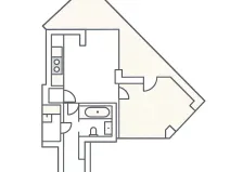 Prodej bytu 2+kk, Praha - Žižkov, Ke kapslovně, 58 m2