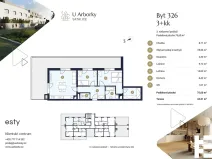 Prodej bytu 3+kk, Praha - Satalice, Za Novákovou zahradou, 76 m2