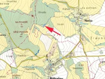 Prodej podílu lesa, Dlažov, 1468 m2