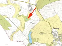 Prodej lesa, Všeruby, 1325 m2