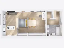 Pronájem bytu 1+kk, Jablonec nad Nisou, Krkonošská, 62 m2