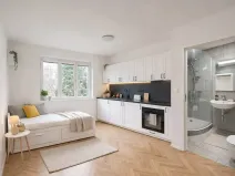 Pronájem bytu 1+kk, Praha - Strašnice, Sečská, 17 m2