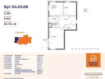 Prodej bytu 3+kk, Mělník, Bezručova, 75 m2