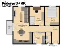 Prodej bytu 3+kk, Plzeň, 63 m2