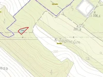 Prodej louky, Horušice, 1217 m2