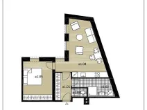 Prodej bytu 2+kk, Cerhenice, Nádražní, 49 m2