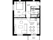 Prodej bytu 2+kk, Praha, 54 m2