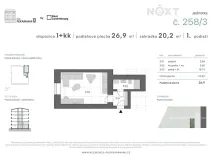 Prodej bytu 1+kk, Praha - Vysočany, Pod pekárnami, 27 m2