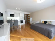 Pronájem bytu 1+kk, Praha - Holešovice, Komunardů, 36 m2