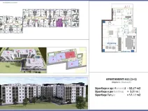 Prodej bytu 2+kk, Golem, Albánie, 57 m2