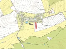 Prodej pozemku pro bydlení, Těně, 4546 m2
