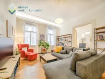 Pronájem bytu 3+1, Praha - Vinohrady, Záhřebská, 106 m2