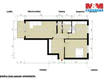 Pronájem bytu 2+1, Město Touškov, Partyzánská, 62 m2