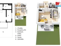 Prodej bytu 1+kk, Praha, Pekařova, 30 m2