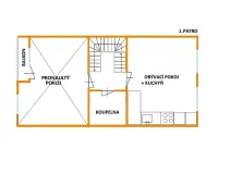 Pronájem pokoje, Brno, Marie Hübnerové, 14 m2