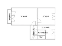 Pronájem bytu 2+1, Ostrava - Poruba, Francouzská, 52 m2