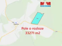 Prodej pole, Velečín, 33271 m2