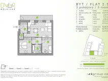 Prodej bytu 3+kk, Brandýs nad Labem-Stará Boleslav - Stará Boleslav, Mělnická, 63 m2