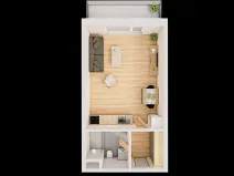 Prodej bytu 1+kk, České Budějovice, Jírovcova, 40 m2