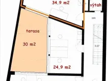 Pronájem kanceláře, Benešov, Vnoučkova, 35 m2