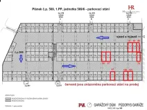 Prodej garážového stání, Milovice, Višňová, 13 m2