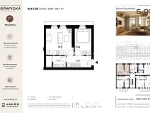 Prodej bytu 2+kk, Praha - Smíchov, Grafická, 35 m2