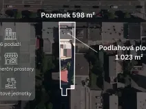 Prodej obchodního prostoru, Zlín, třída Tomáše Bati, 1023 m2