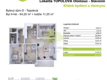 Pronájem bytu 4+kk, Olomouc, Topolová, 84 m2
