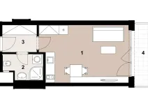 Prodej bytu 1+kk, Praha - Hloubětín, Poděbradská, 32 m2