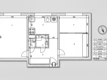 Prodej bytu 2+1, Praha - Malešice, Cerhenická, 52 m2