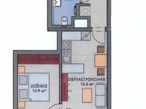 Pronájem bytu 2+kk, Praha - Dolní Měcholupy, Honzíkova, 52 m2