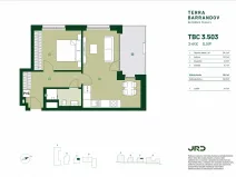 Prodej bytu 2+kk, Praha - Hlubočepy, Silurská, 54 m2