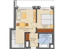 Prodej bytu 2+kk, Praha - Chodov, Bartůňkova, 39 m2