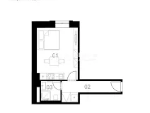 Prodej bytu 1+kk, Praha - Liboc, Jenečská, 29 m2