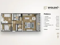 Prodej bytu 3+kk, Teplice, Trnovanská, 76 m2