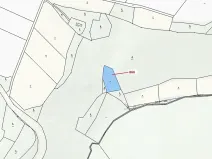 Dražba pozemku, Dešov, 1277 m2