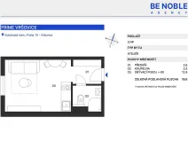 Prodej bytu 1+kk, Praha - Vršovice, Kubánské náměstí, 22 m2