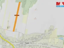 Prodej pole, Tísek, 1163 m2