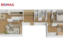 Prodej bytu 3+1, Praha - Stodůlky, Prusíkova, 77 m2