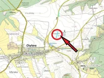 Prodej podílu pole, Chyňava, 1083 m2