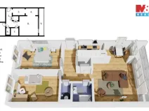 Prodej bytu 3+1, Praha - Bohnice, Katovická, 65 m2