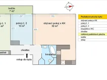 Pronájem bytu 3+kk, Praha - Troja, Písečná, 73 m2