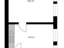Pronájem bytu 1+1, Liberec, nám. Dr. E. Beneše, 37 m2