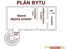 Pronájem bytu 1+kk, Čelákovice, Sokolovská, 33 m2