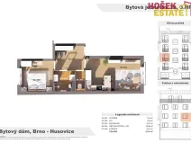 Dražba bytu 2+kk, Brno, Netušilova, 41 m2