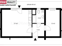 Prodej bytu 2+kk, Praha - Písnice, Švihovská, 49 m2
