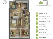 Prodej bytu 4+kk, Praha, Klánova, 119 m2