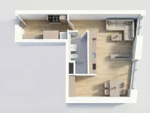 Prodej bytu 1+kk, Hradec Králové - Kukleny, Pražská třída, 46 m2